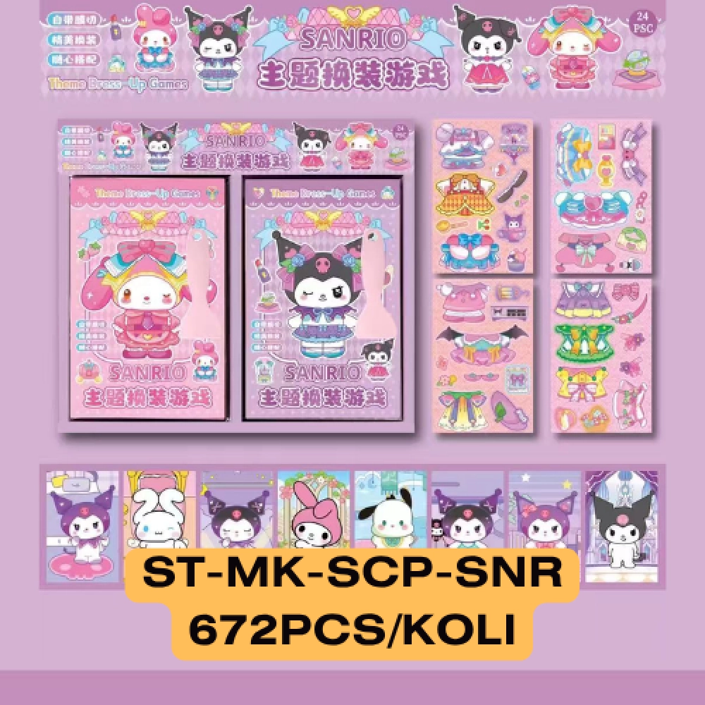 STIKER MUKA GOSOK SANRIO