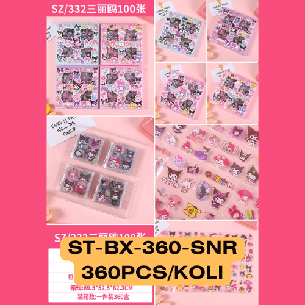 STIKER BOX SANRIO
