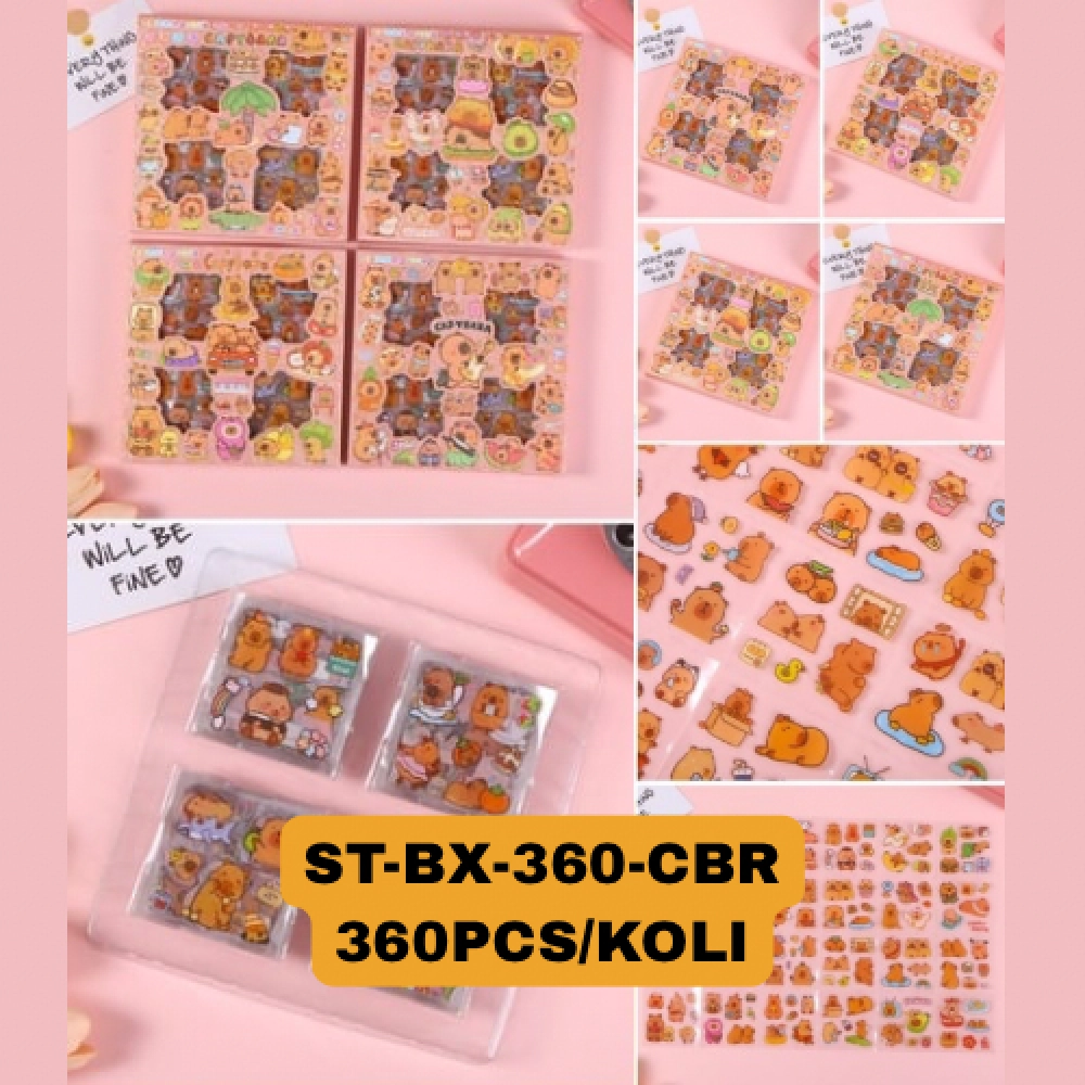 STIKER BOX CAPYBARA