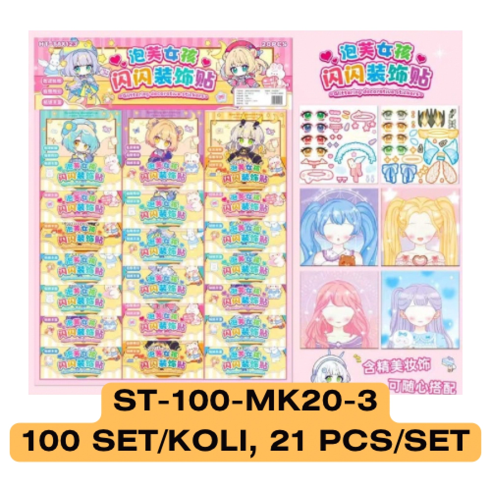 STIKER 100 MUKA 20 3