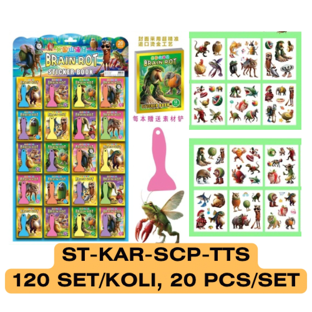 STICKER CARD GOSOK TUNG TUNG