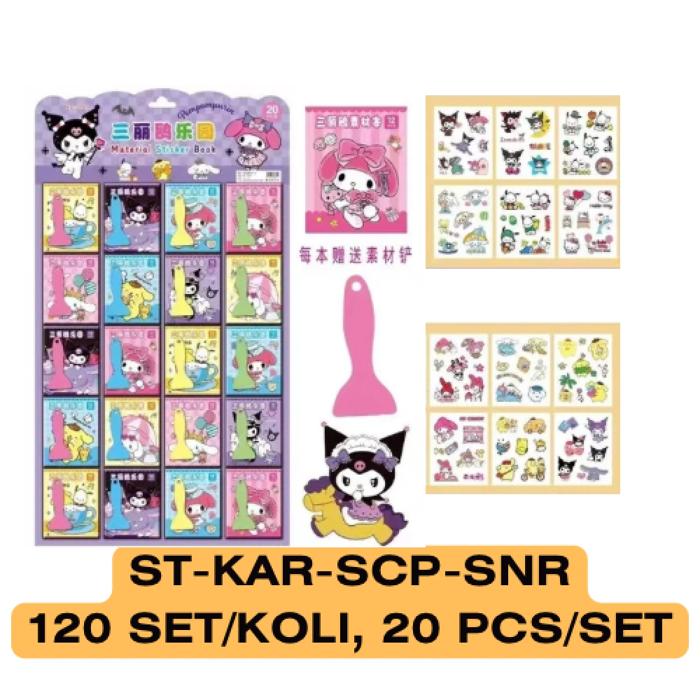 STICKER CARD GOSOK SANRIO