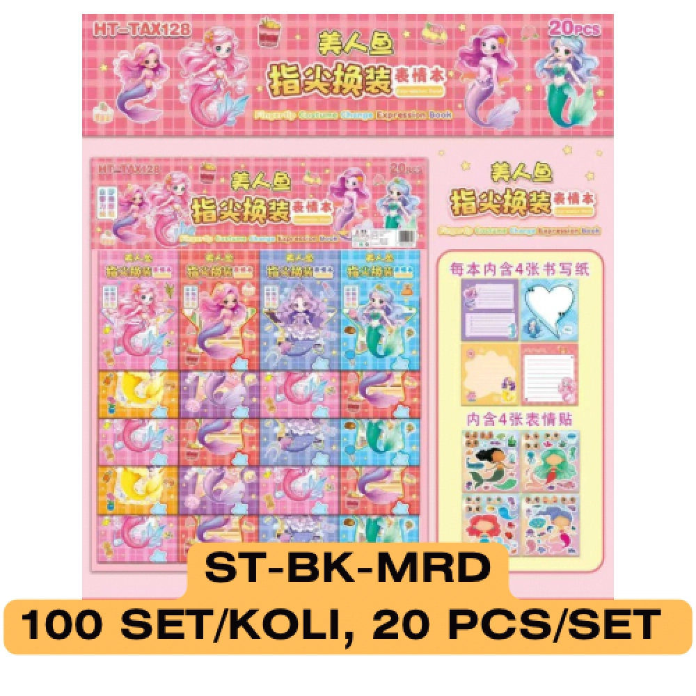 STIKER BUKU MERMAID
