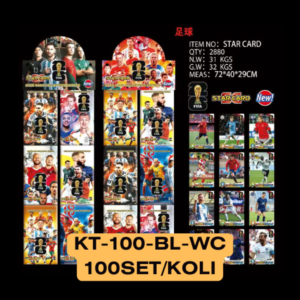 KARTU FOIL 100 BOLA