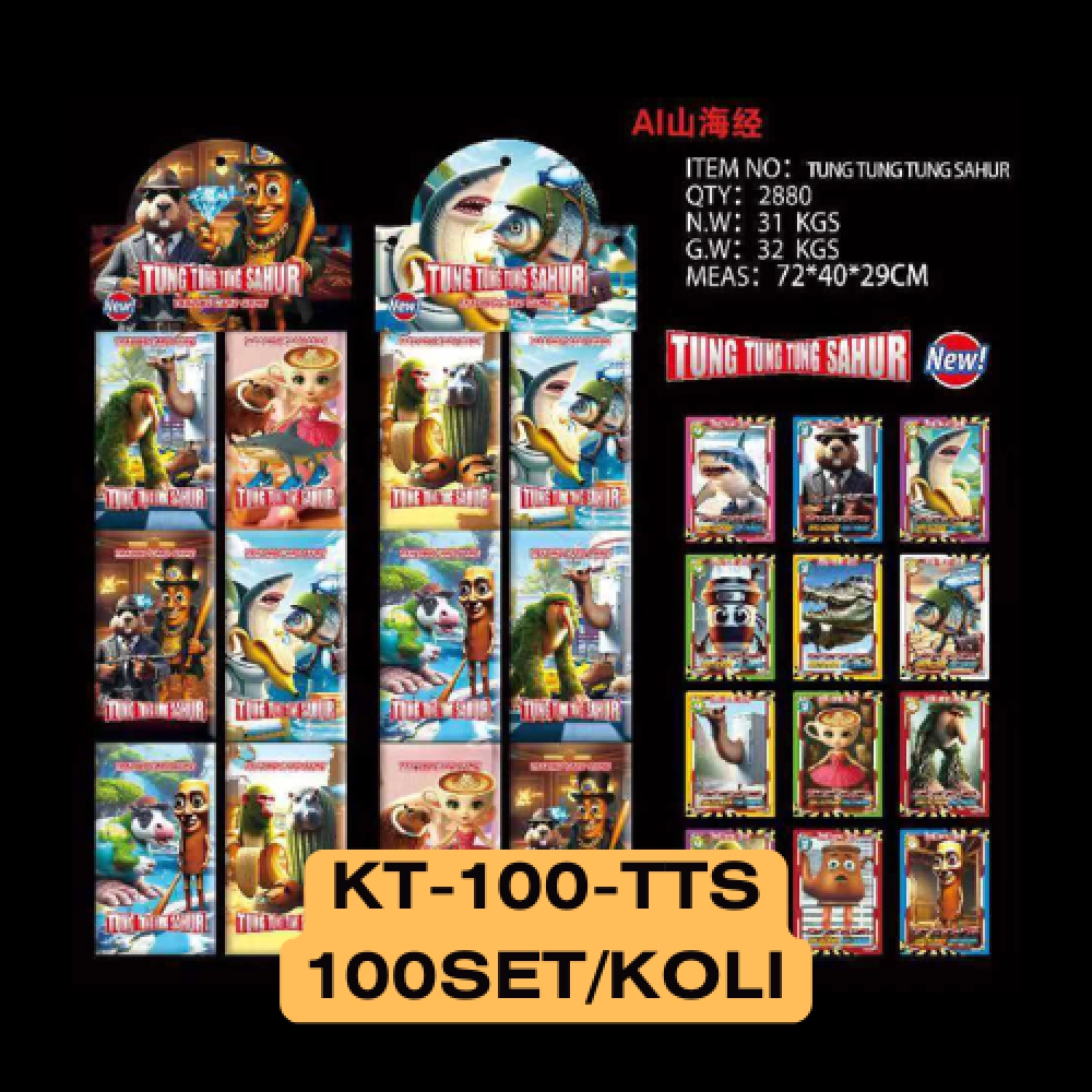 KARTU FOIL 100 TUNG TUNG SAHUR